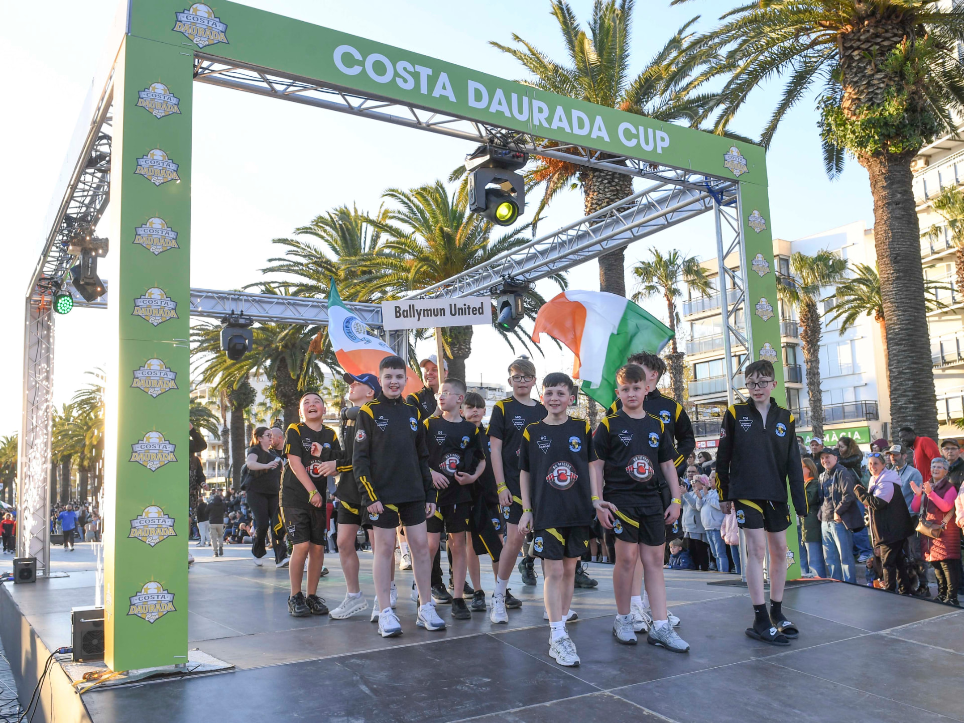 Costa Daurada Cup · equipos internacionales en el escenario de inauguración